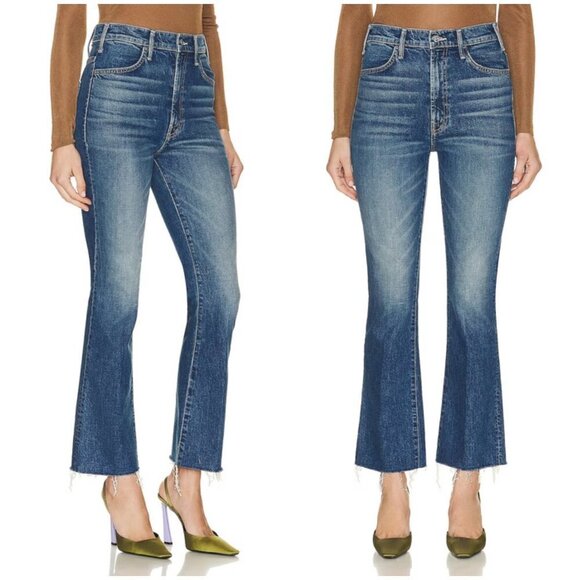 💕MOTHER SUPERIOR💕 Hustler Flood Fray Jeans ~ Beer Me 29 NWOT - Picture 3 of 16